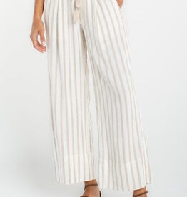 Pull On Wide Leg Crop Trouser