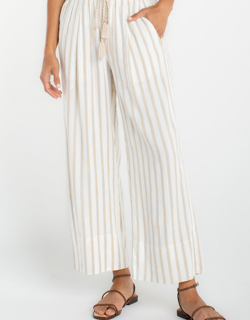 Pull On Wide Leg Crop Trouser