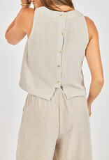 Garden Sun Button Tank