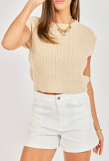 Raindrops Cropped Sweater