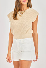 Raindrops Cropped Sweater