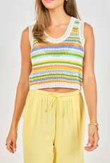 Sylvia Stripe Sweater Vest
