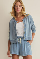 Daily Knit Denim Cardigan