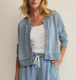 Daily Knit Denim Cardigan