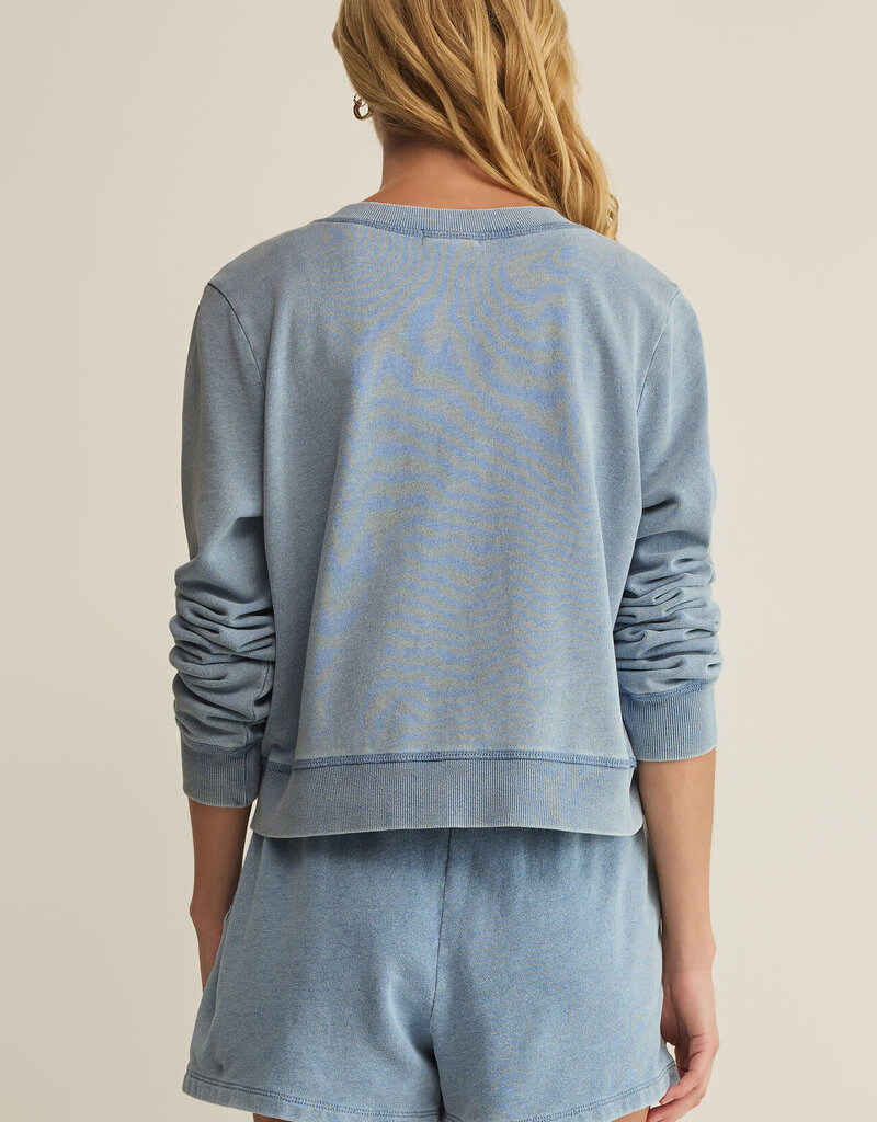 Daily Knit Denim Cardigan