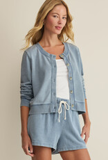 Daily Knit Denim Cardigan