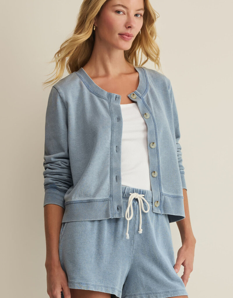 Daily Knit Denim Cardigan