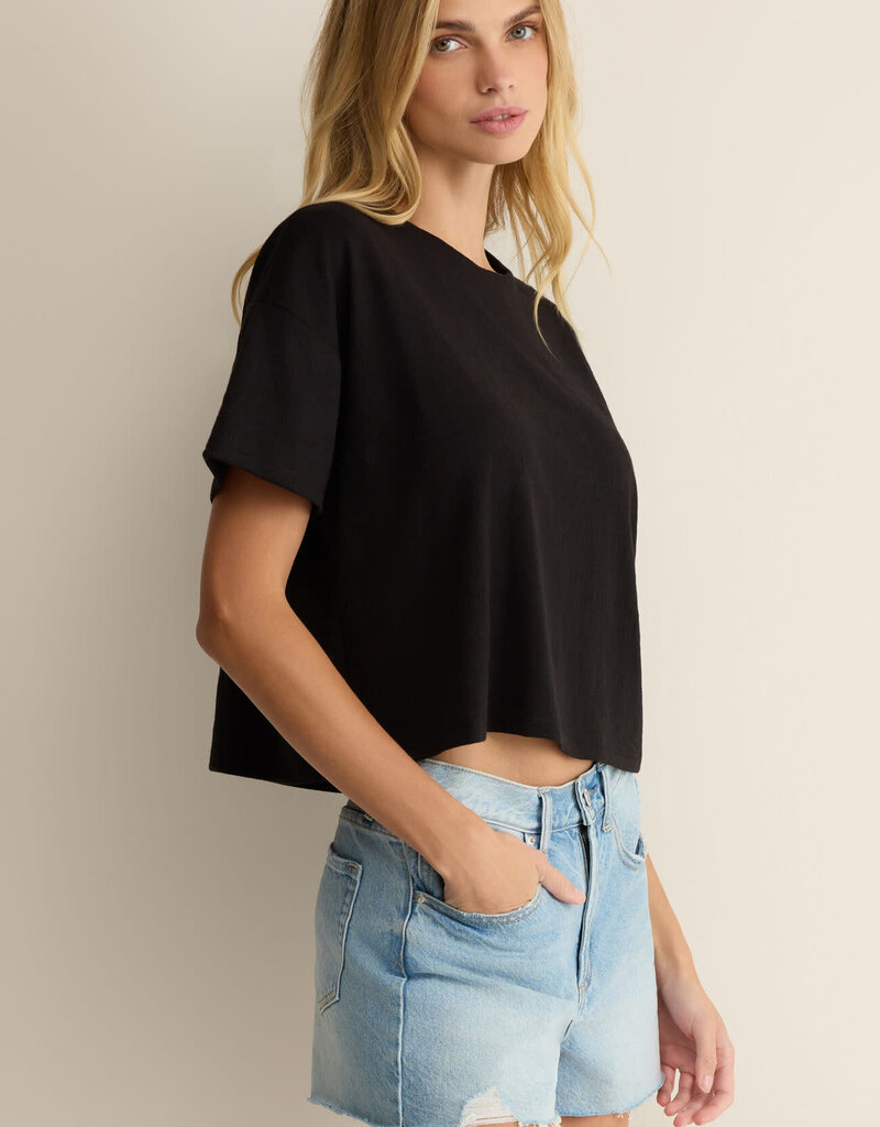 Sway Textured Cropped Tee