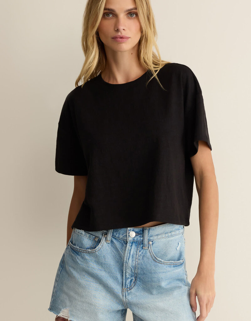 Sway Textured Cropped Tee