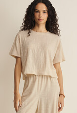 Sway Textured Cropped Tee