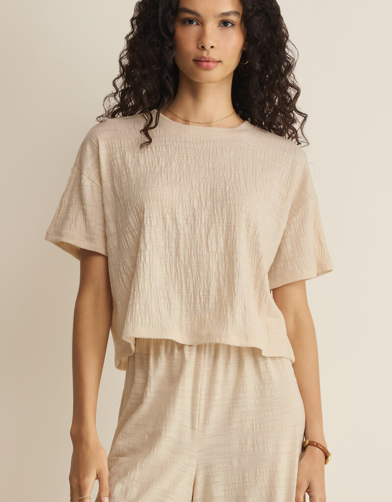 Sway Textured Cropped Tee