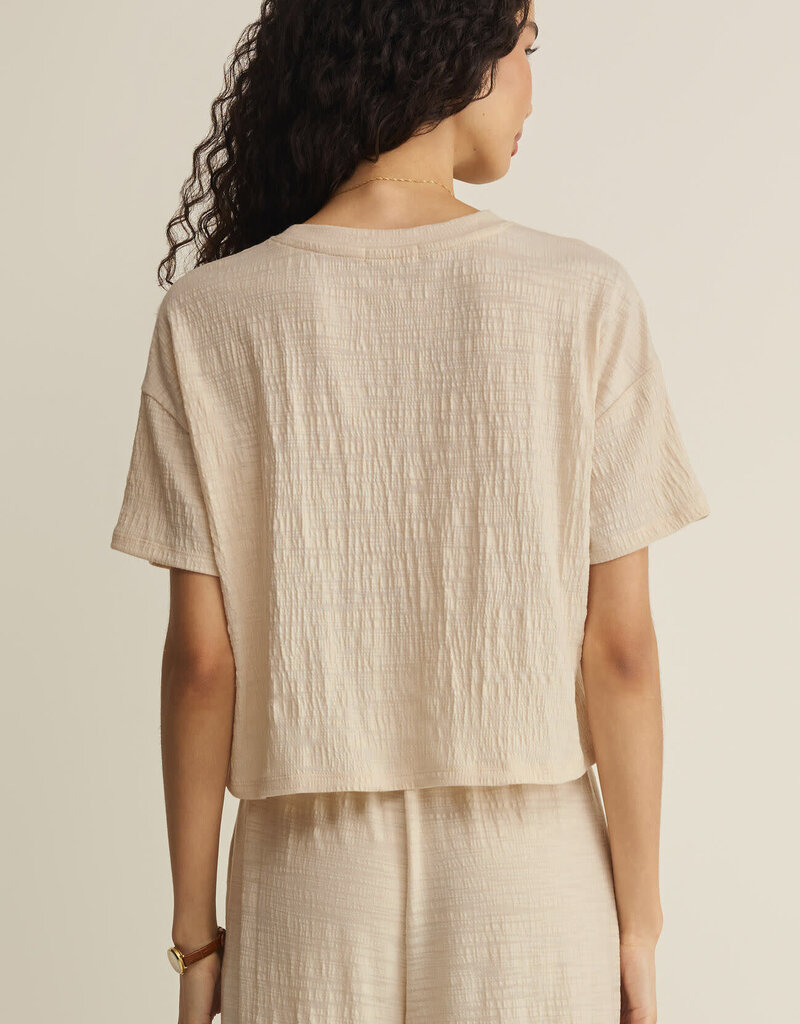 Sway Textured Cropped Tee