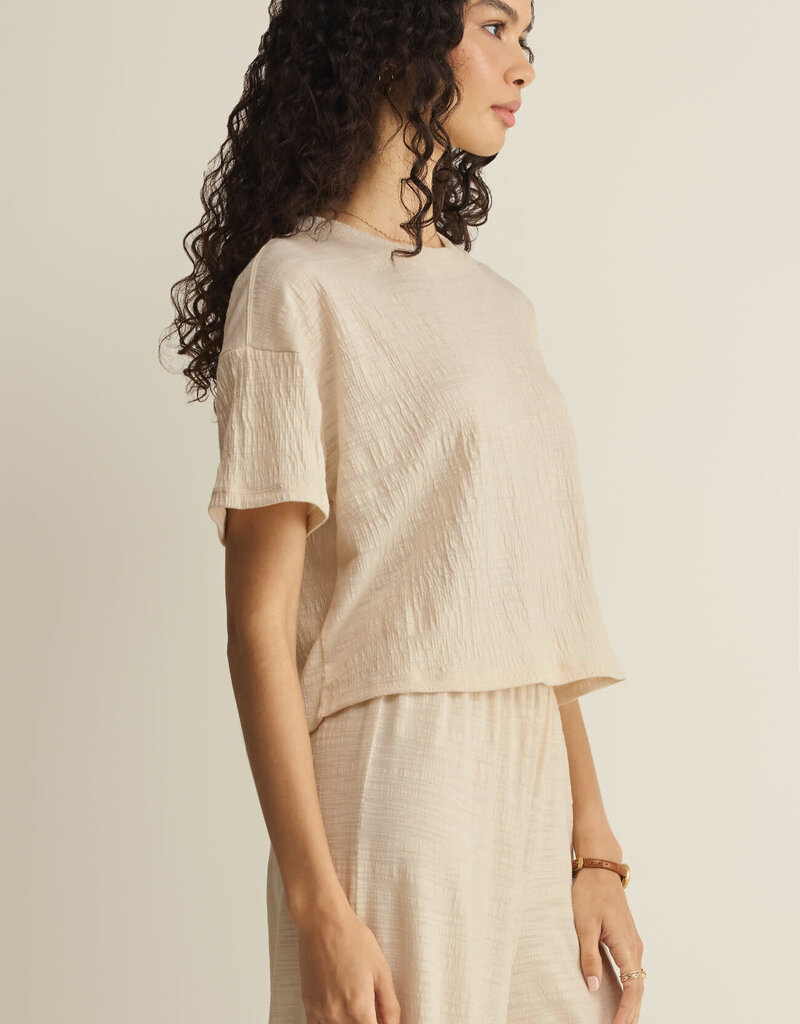 Sway Textured Cropped Tee