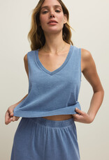 Sloane V-Neck Denim Tank