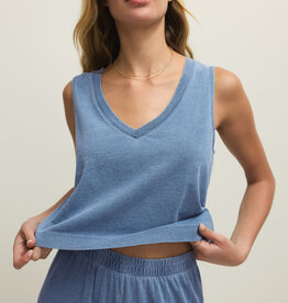 Sloane V-Neck Denim Tank