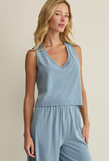 Sloane V-Neck Denim Tank