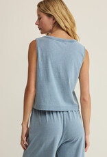 Sloane V-Neck Denim Tank