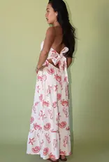 Strapless Seashell Maxi Dress