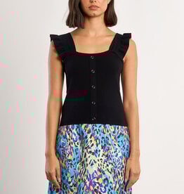 Ruffled Sleeve Tank Top