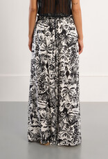 Hawaiian Print Wide Leg Pant