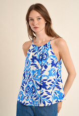 Blue Printed Camisole