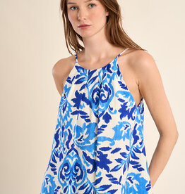 Blue Printed Camisole