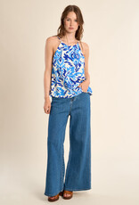 Blue Printed Camisole