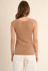 Crochet Knit Sleeveless Top