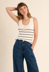 Striped Knit Tank Top