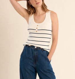 Striped Knit Tank Top