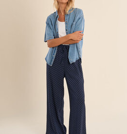 Polka Dot Pull On Pant
