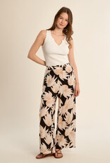 Flower Print Pull On Pant