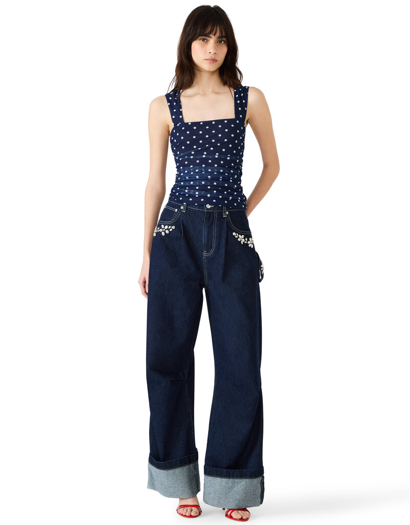 Rorry Polka Dot Knit Top