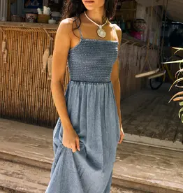 Bayside Chambray Maxi Dress