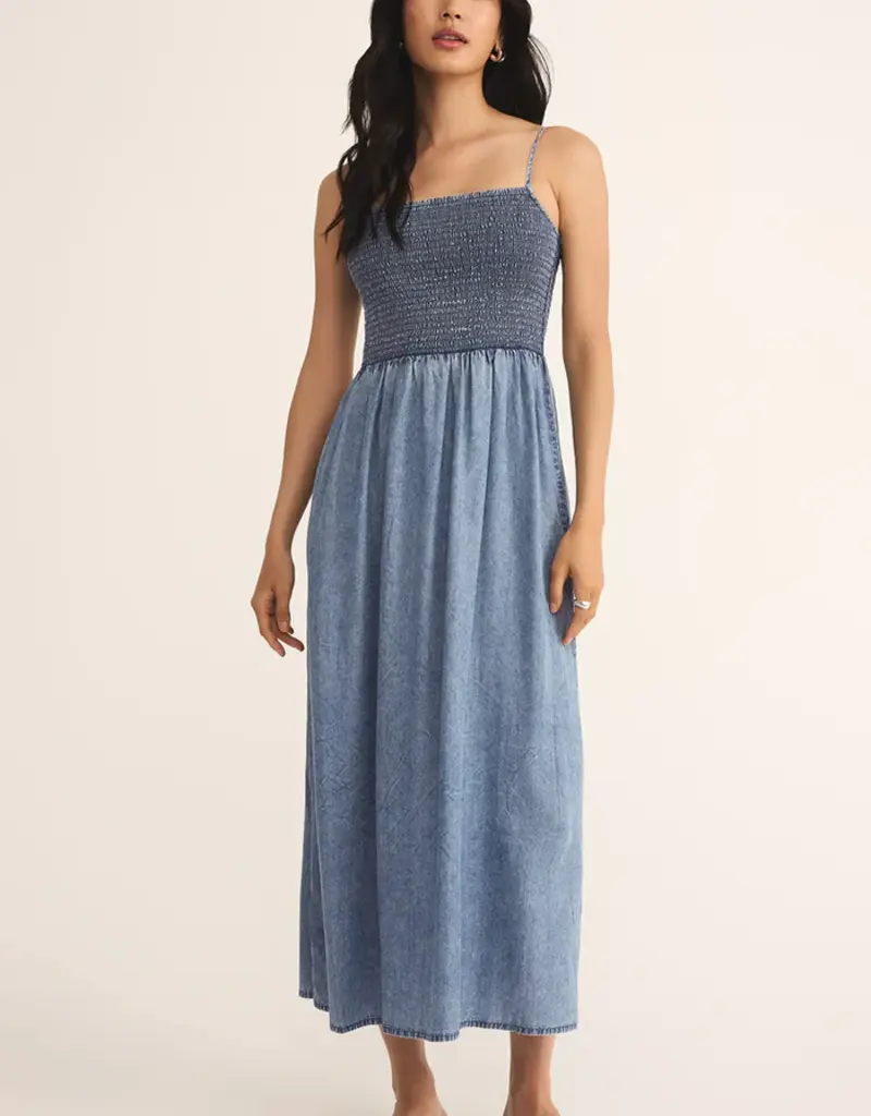 Bayside Chambray Maxi Dress