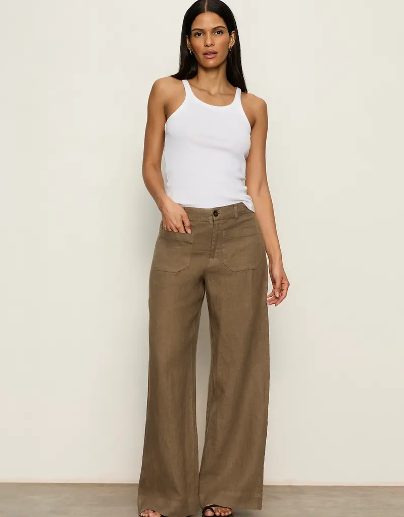 Sanctuary The Linen Marine Wide Leg