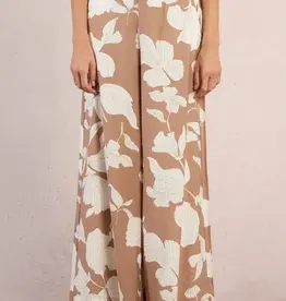 Wide Leg Floral Print Pant