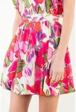 THML Clothing Floral Print Skirt