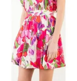THML Clothing Floral Print Skirt