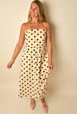 Fiora Polka Dot Midi Dress