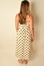 Fiora Polka Dot Midi Dress