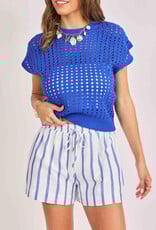 Elia Open Knit Pullover