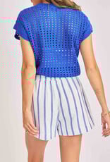 Elia Open Knit Pullover