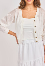 Evie Button Front Cardigan