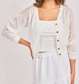 Evie Button Front Cardigan