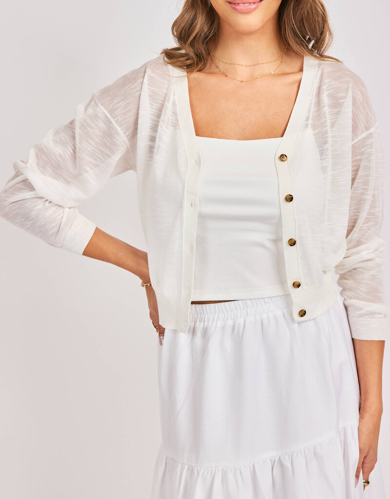 Evie Button Front Cardigan