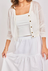 Evie Button Front Cardigan