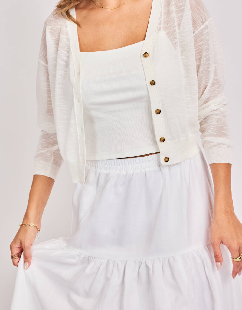 Evie Button Front Cardigan