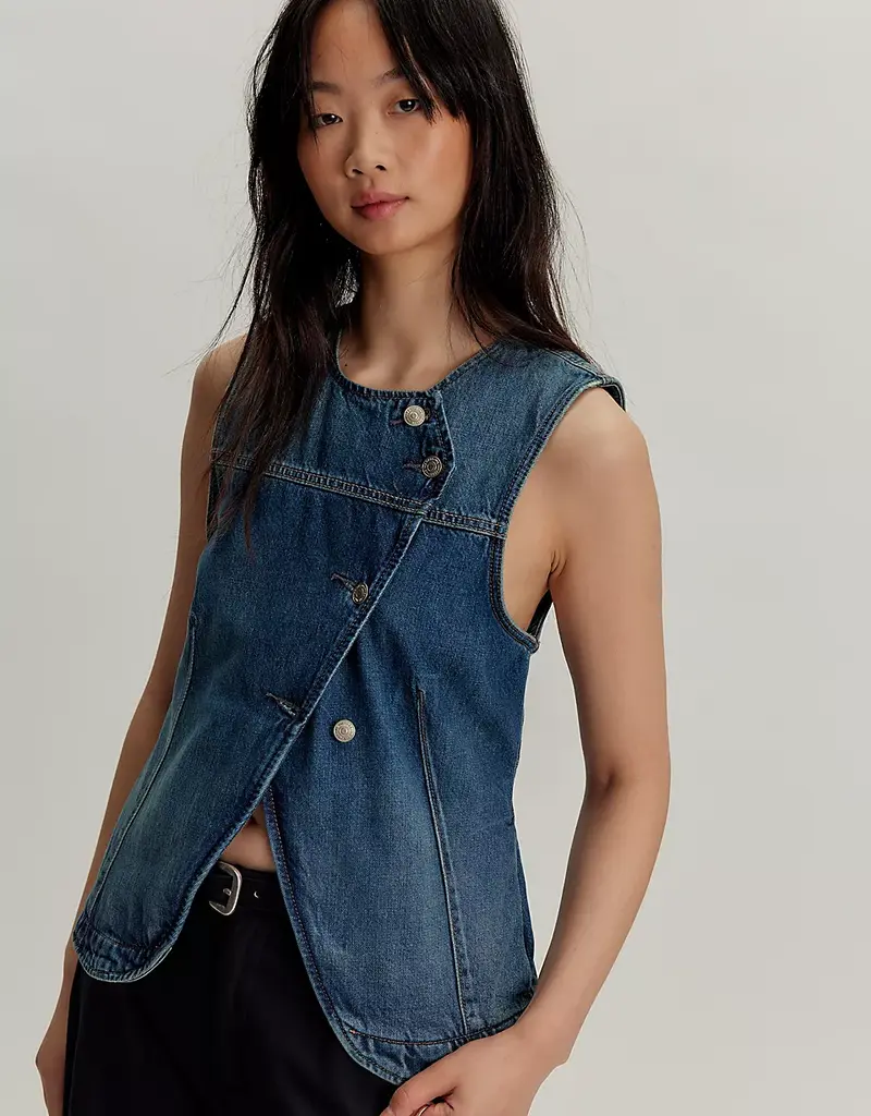 Free People Maris Denim Vest