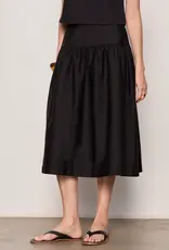 Matter Of Time Poplin Skirt